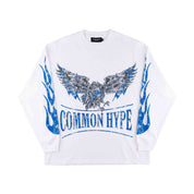 Common Hype 'Eagles Edge' White Long Sleeve