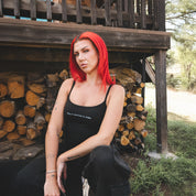 Compliments Easy to Love, Hard to Forget Women's Tank Black - Common Hype