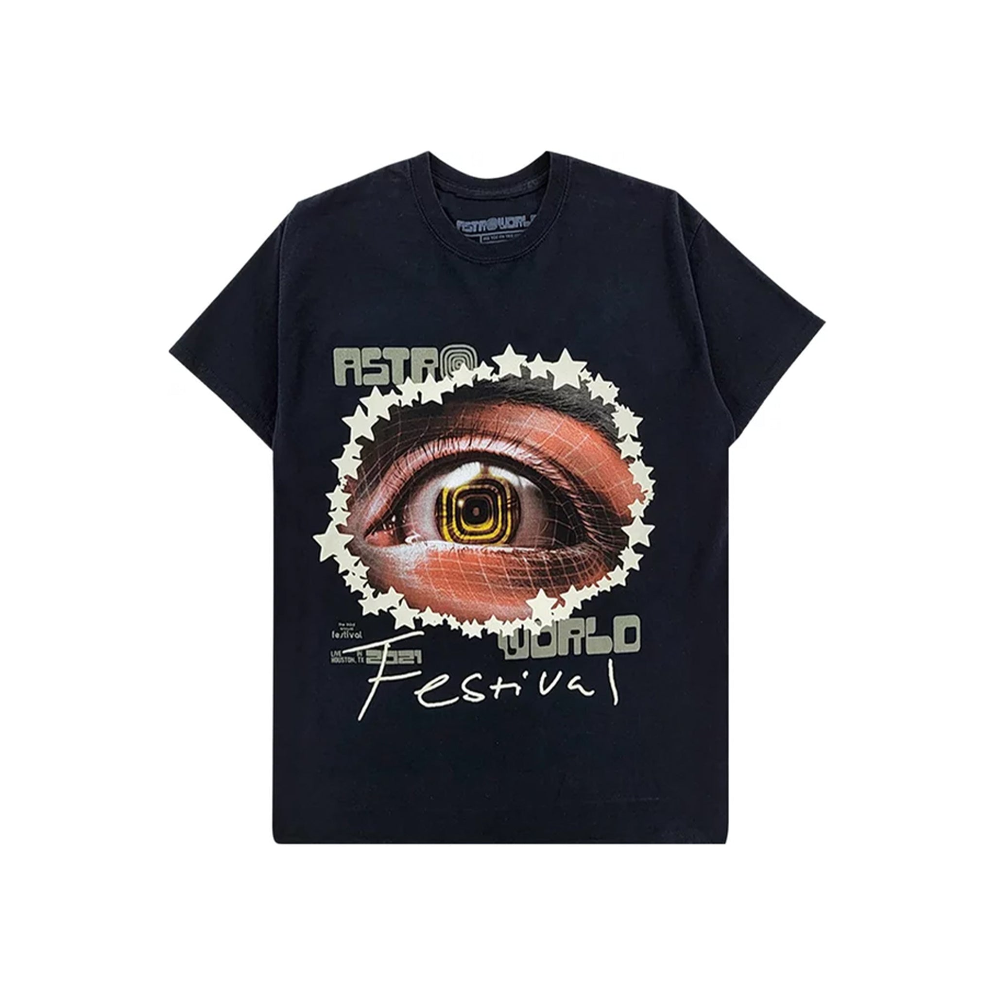 Cactus Jack by Travis Scott Starry Eyed Tee 'Black' - Common Hype