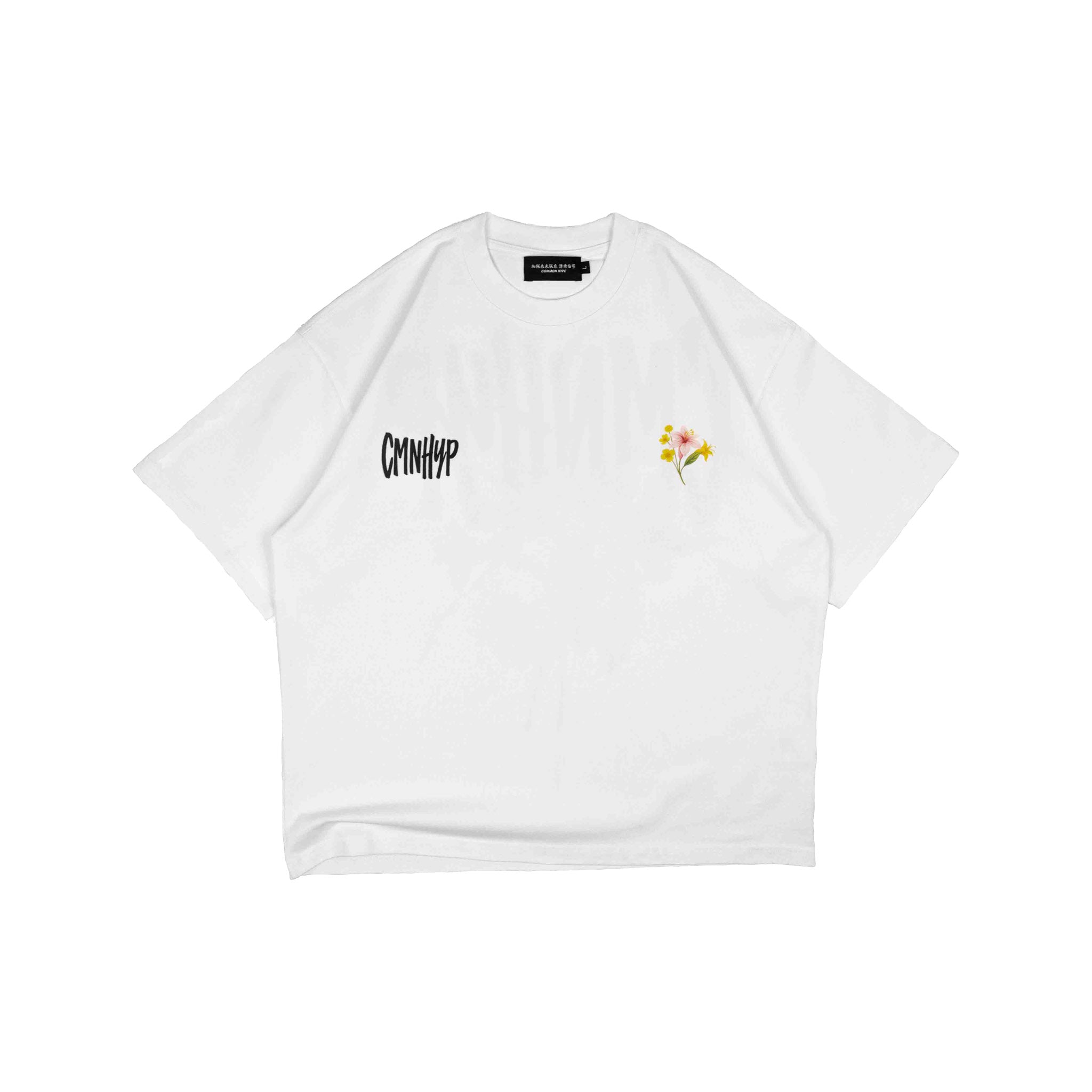 Common Hype Bouquet Tee White