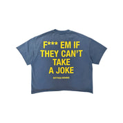 Bottega Desires Fuck Em Navy Tee - Common Hype