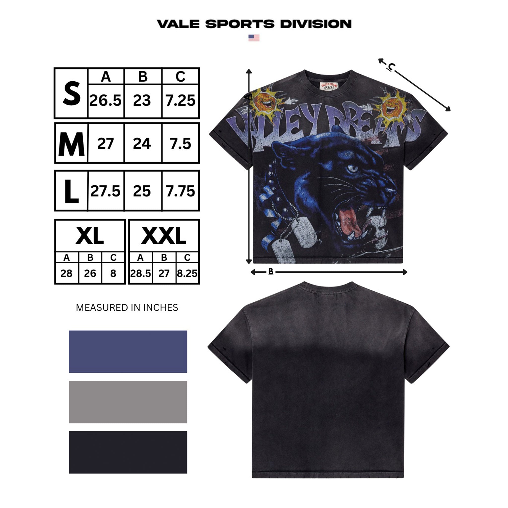 Vale Forever Fury Big Tee Black
