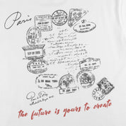 Compliments Future Is Yours White Vintage Shirt