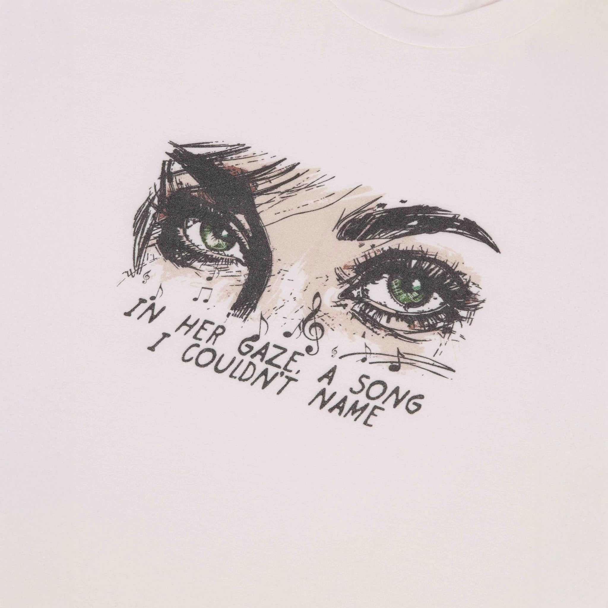 Commons In Her Gaze Tee White - Common Hype