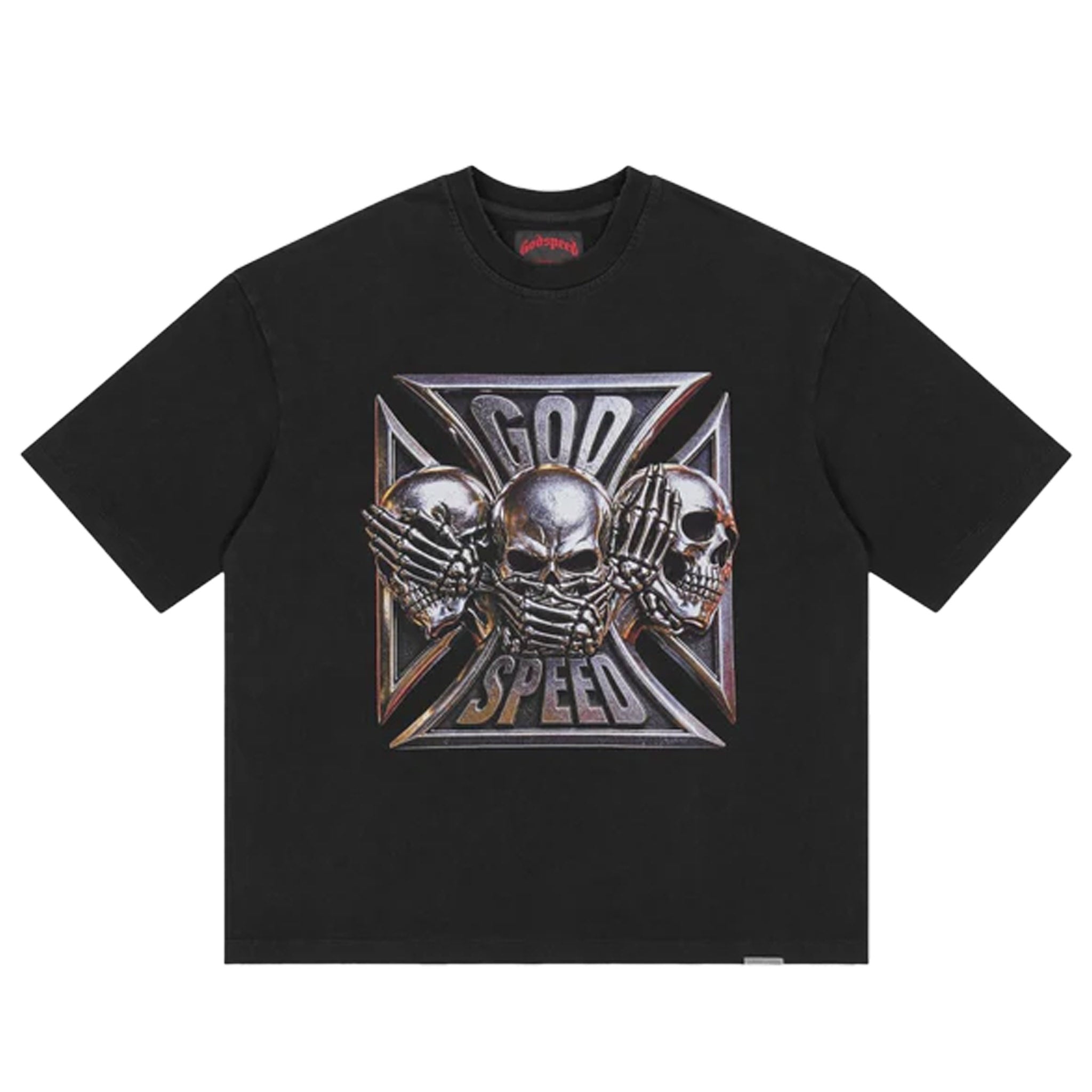 Godspeed Omerta Tee Black Wash