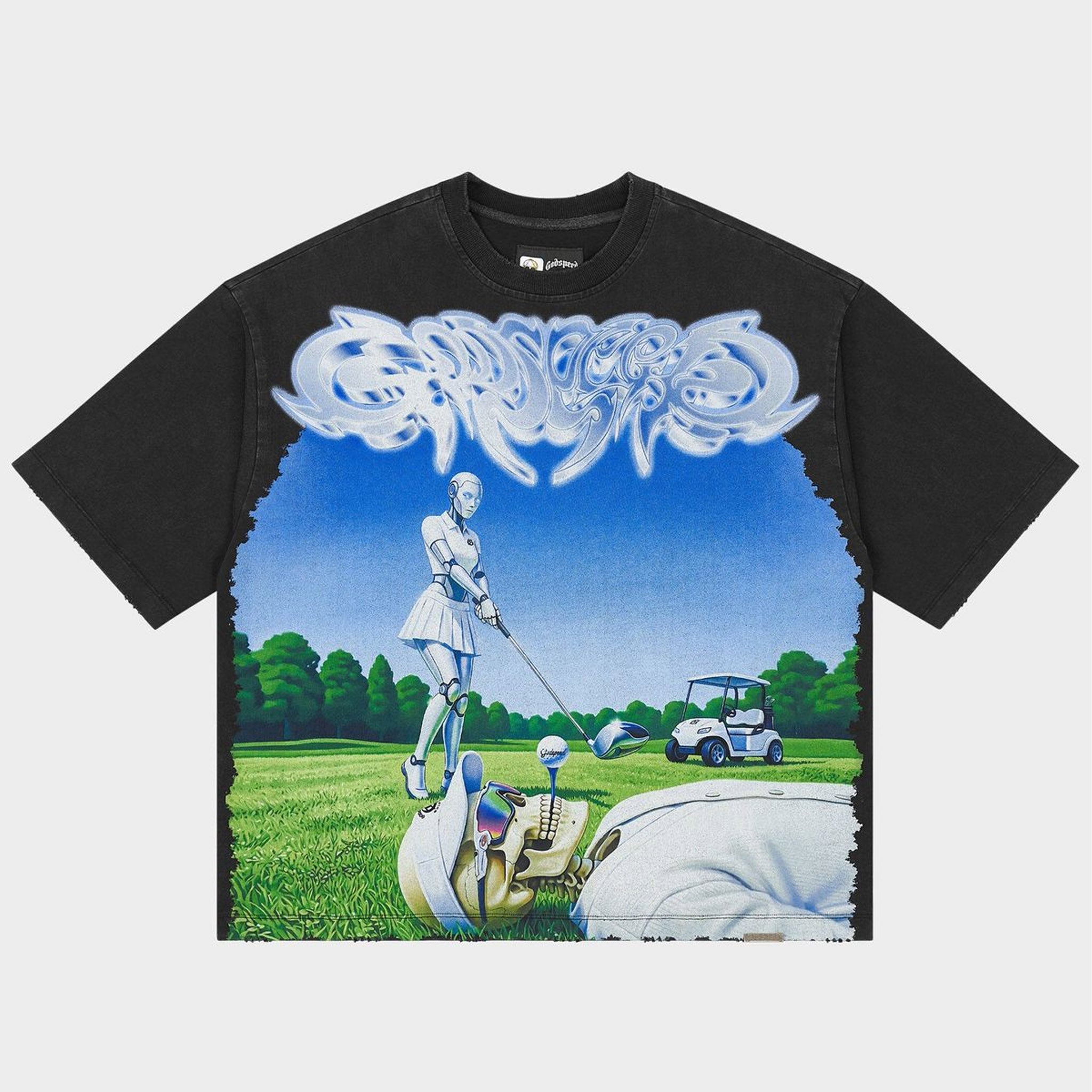 Godspeed Up2Par T-Shirt Black Wash