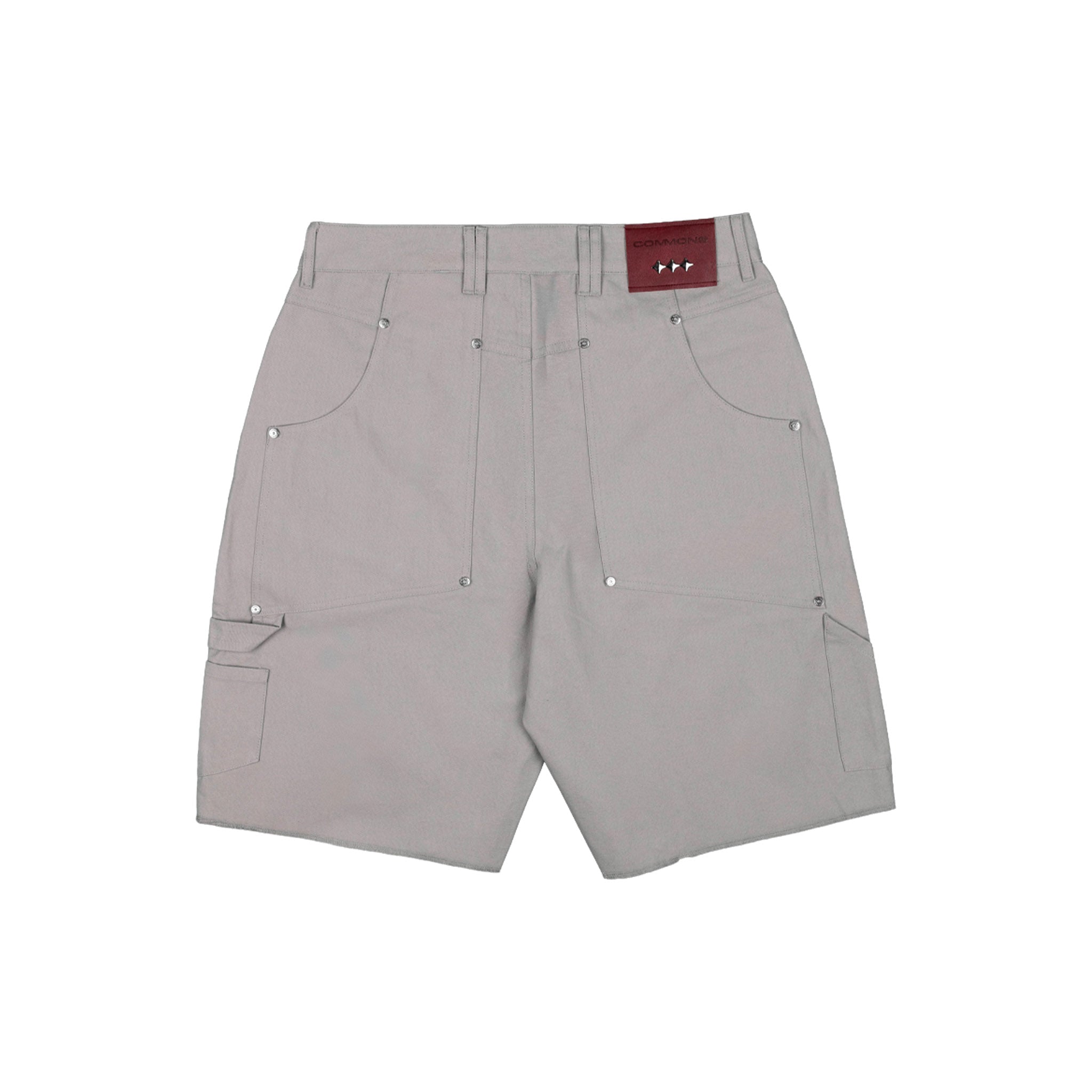 Commons Double Knee Canvas Short Grey