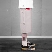 Commons Double Knee Canvas Short Grey