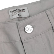 Commons Double Knee Canvas Short Grey