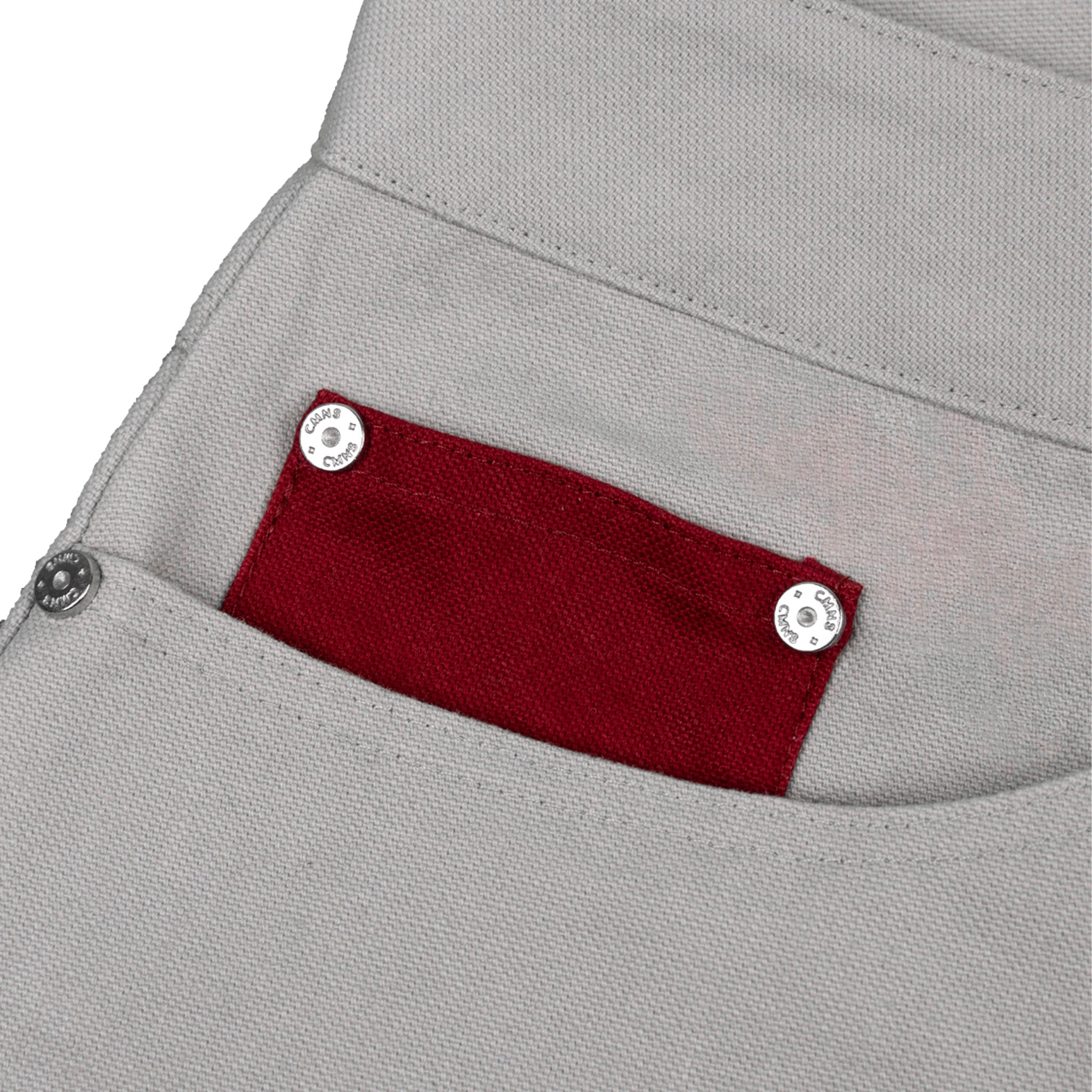 Commons Double Knee Canvas Short Grey