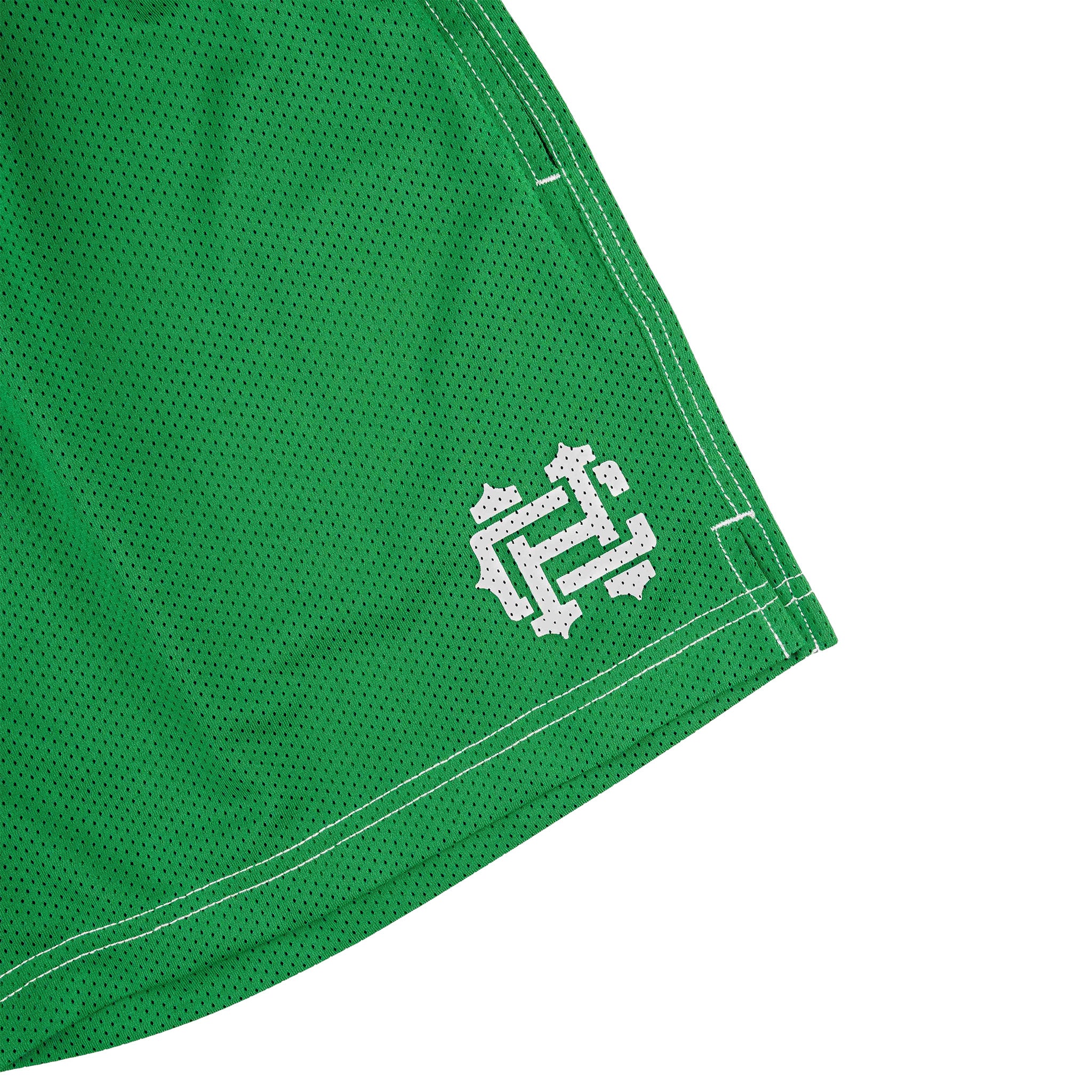 Common Hype Green Contrast Stitching Mesh Short V2 - Common Hype