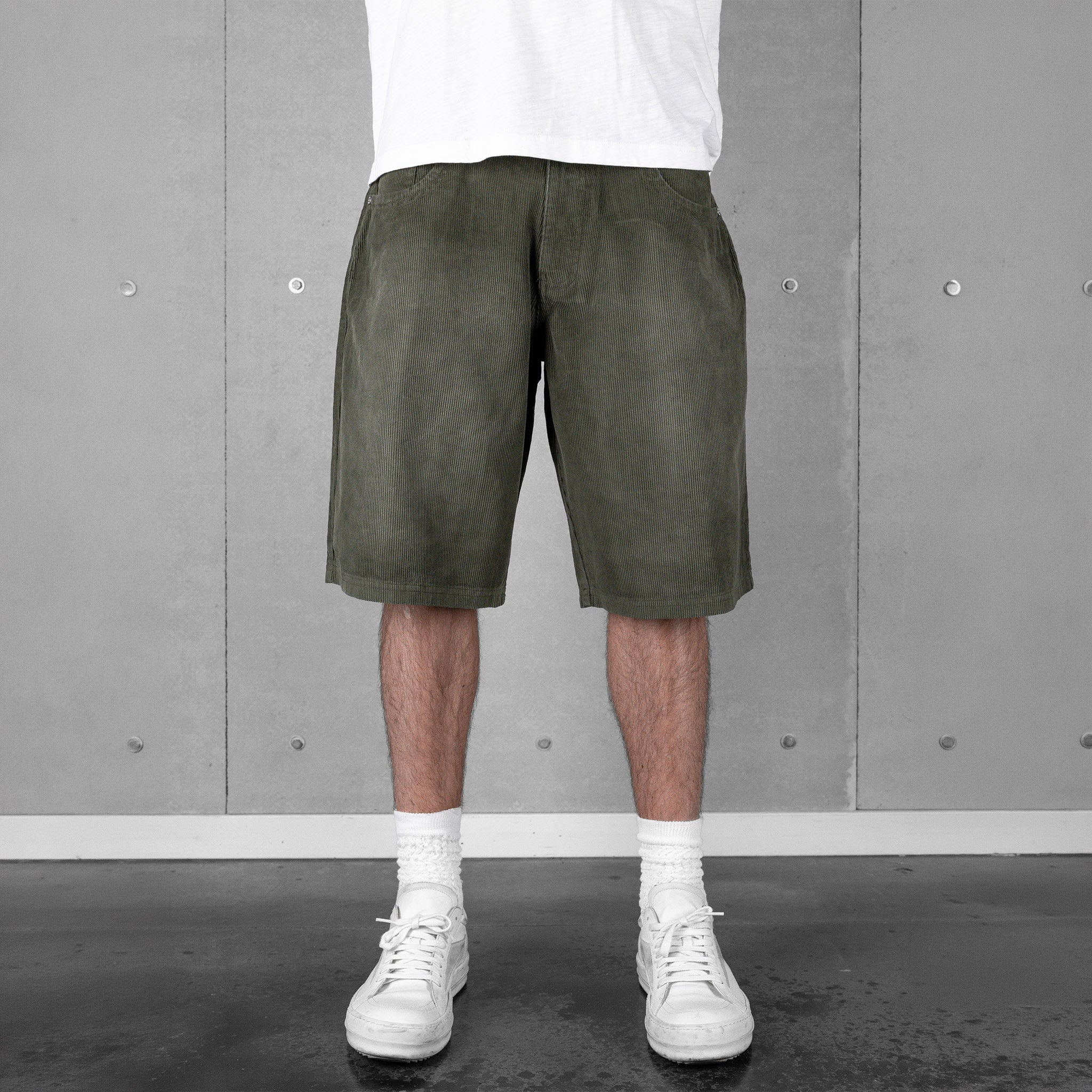 Commons Corduroy Short Faded Olive
