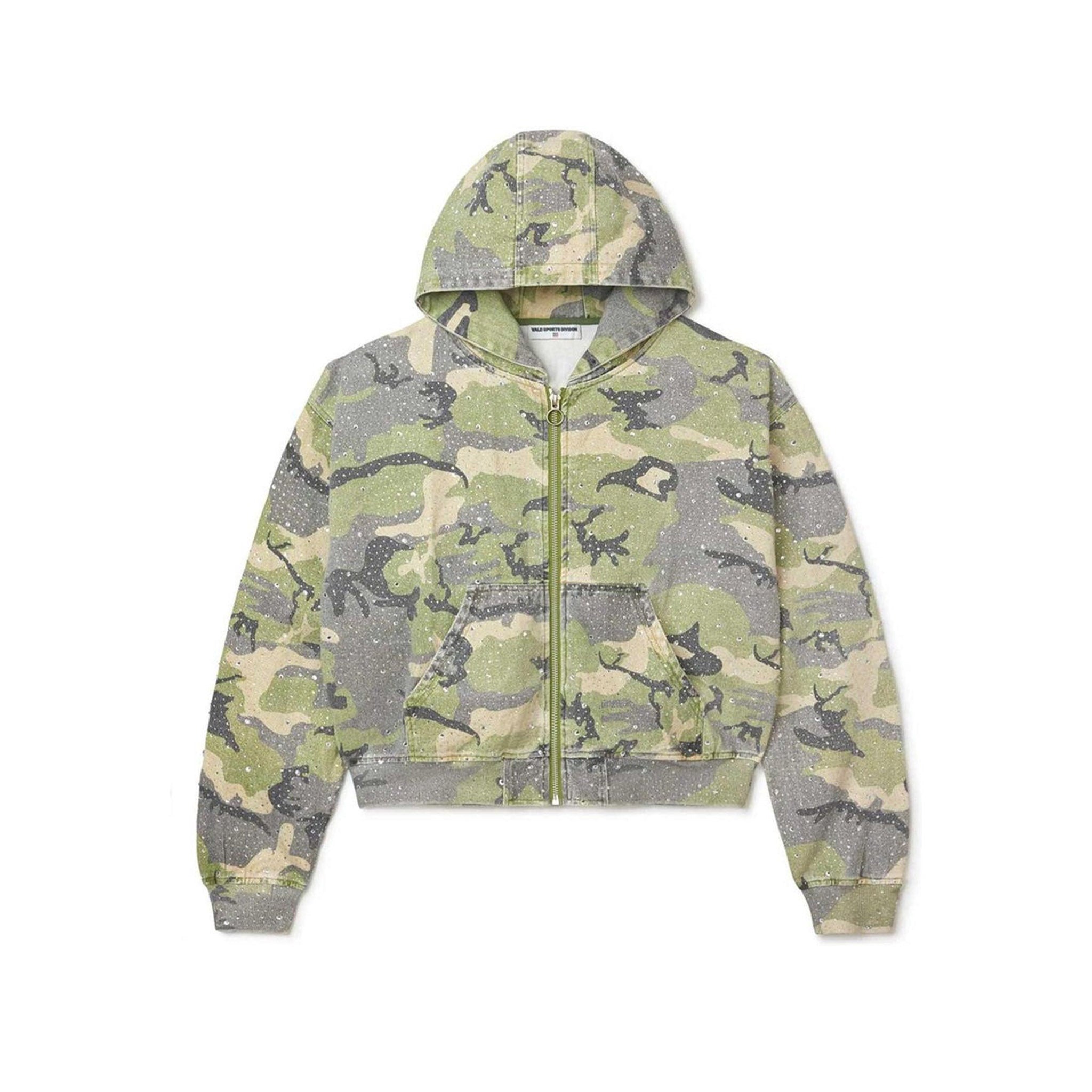 Vale Forever Winter Crystal Camo Work Jacket Green