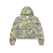 Vale Forever Winter Crystal Camo Work Jacket Green