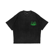 Common Hype Dual Nature Tee Washed Black - Common Hype