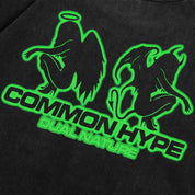 Common Hype Dual Nature Tee Washed Black - Common Hype