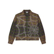 Vale Forever Green Fever Flannel Dark Green/Purple - Common Hype