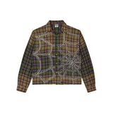 Vale Forever Green Fever Flannel Dark Green/Purple