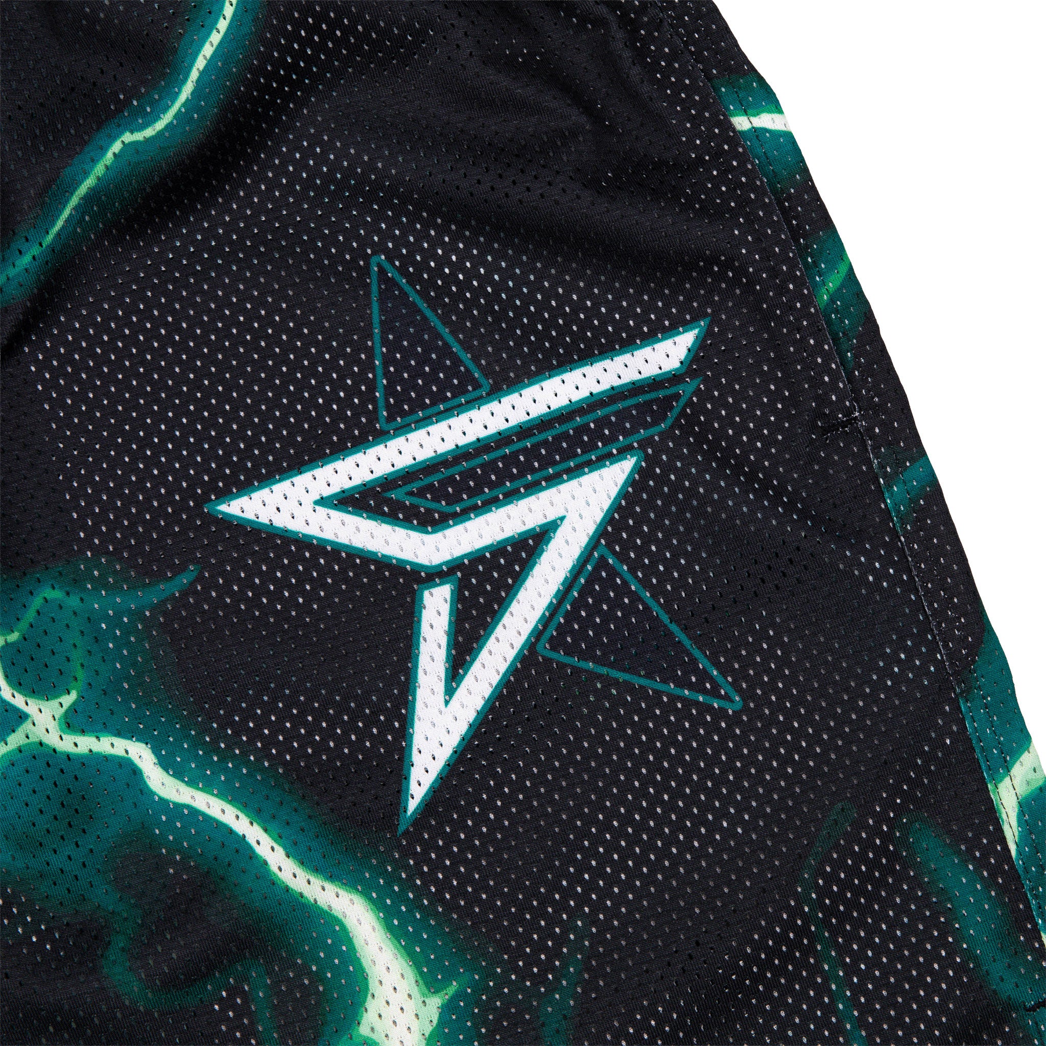 Common Hype x Five Stars Green Bolt Mesh Short - Common Hype