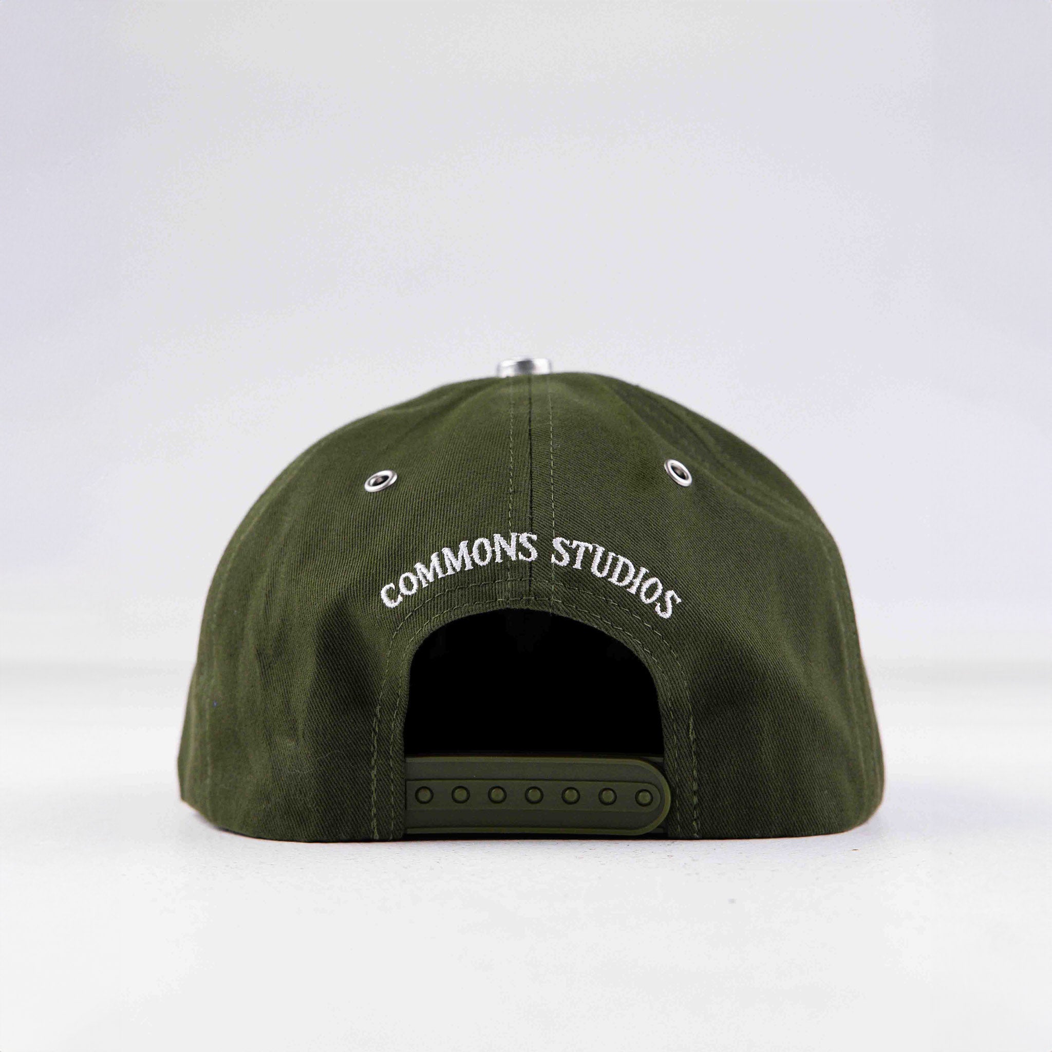 Commons Celestial 5 Panel Olive Green Hat | Common Hype