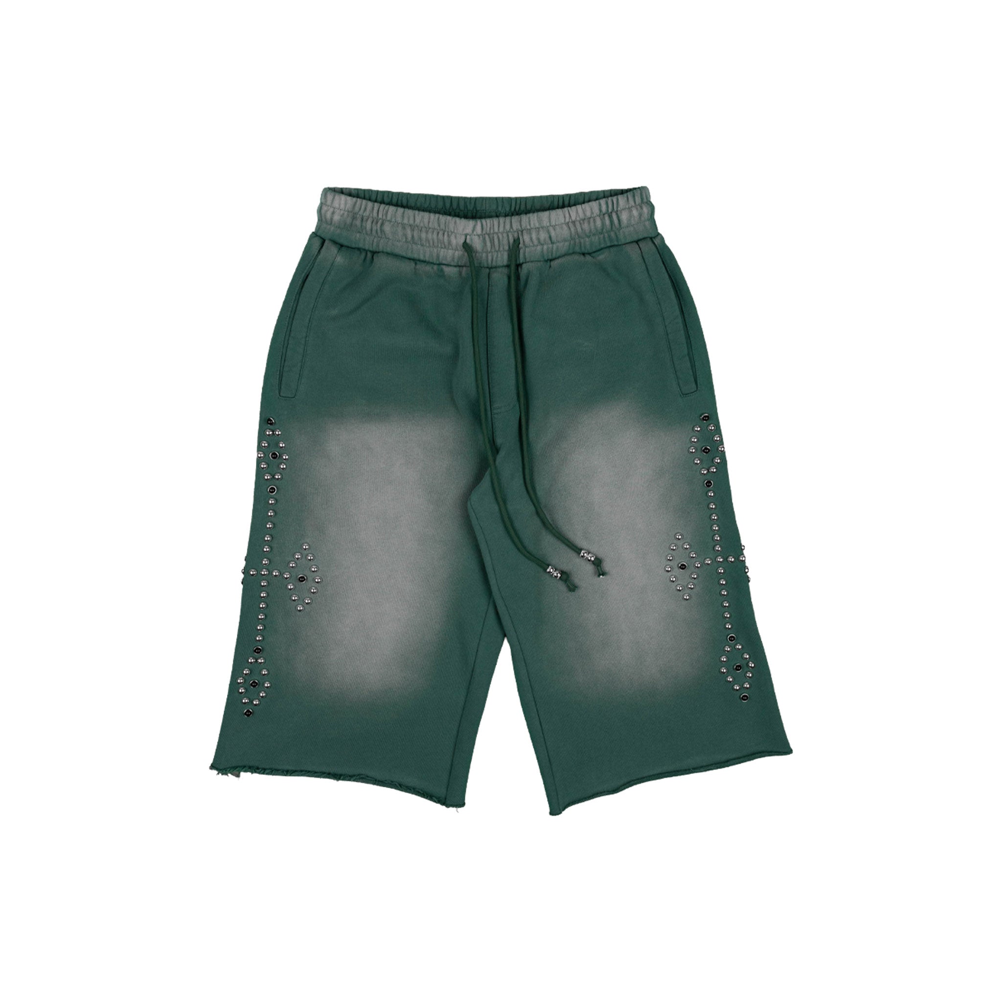 Commons Studios Rivet Sweatshort Faded Green
