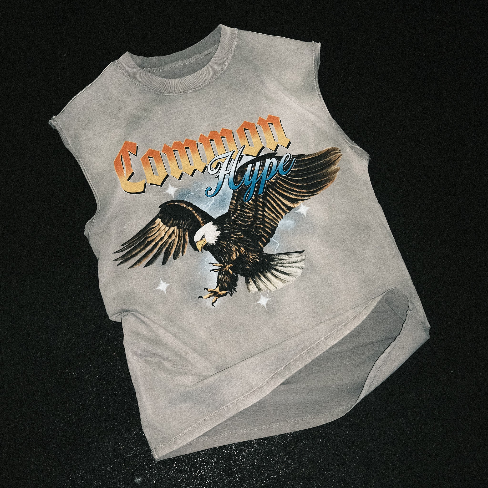 Common Hype 'American Thunder' Cutoff Vintage Grey - Common Hype