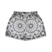 Common Hype Grey Amor Paisley Mesh Short