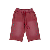 Commons Studios Rivet Sweatshort Gym Red