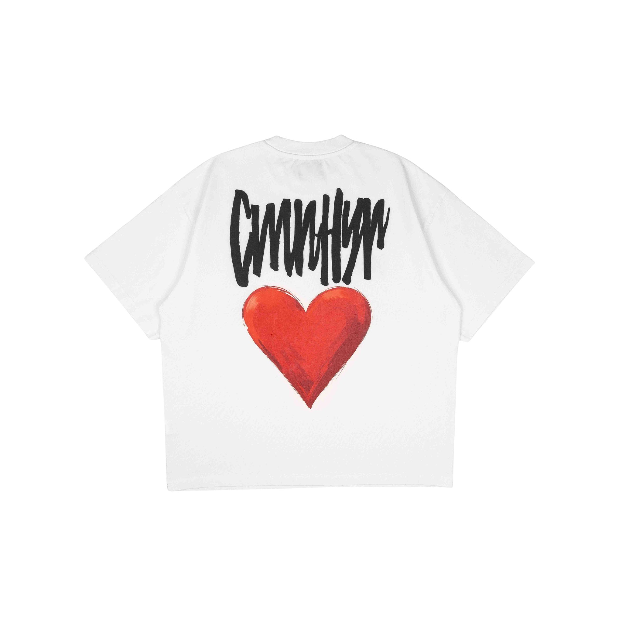 Common Hype Heart Tee White