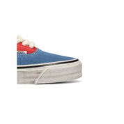 Vans OTW Era 95 DST Relic Navy Red heel tab close-up