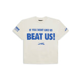 Hellstar Beat Us! T-Shirt Weiß/Blau 