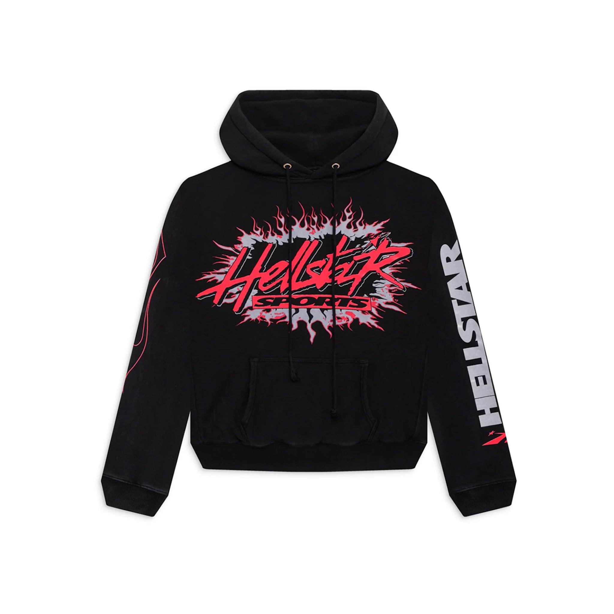 Hellstar Future Flame Hoodie Black - Common Hype