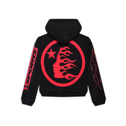 Hellstar Future Flame Hoodie Black - Common Hype