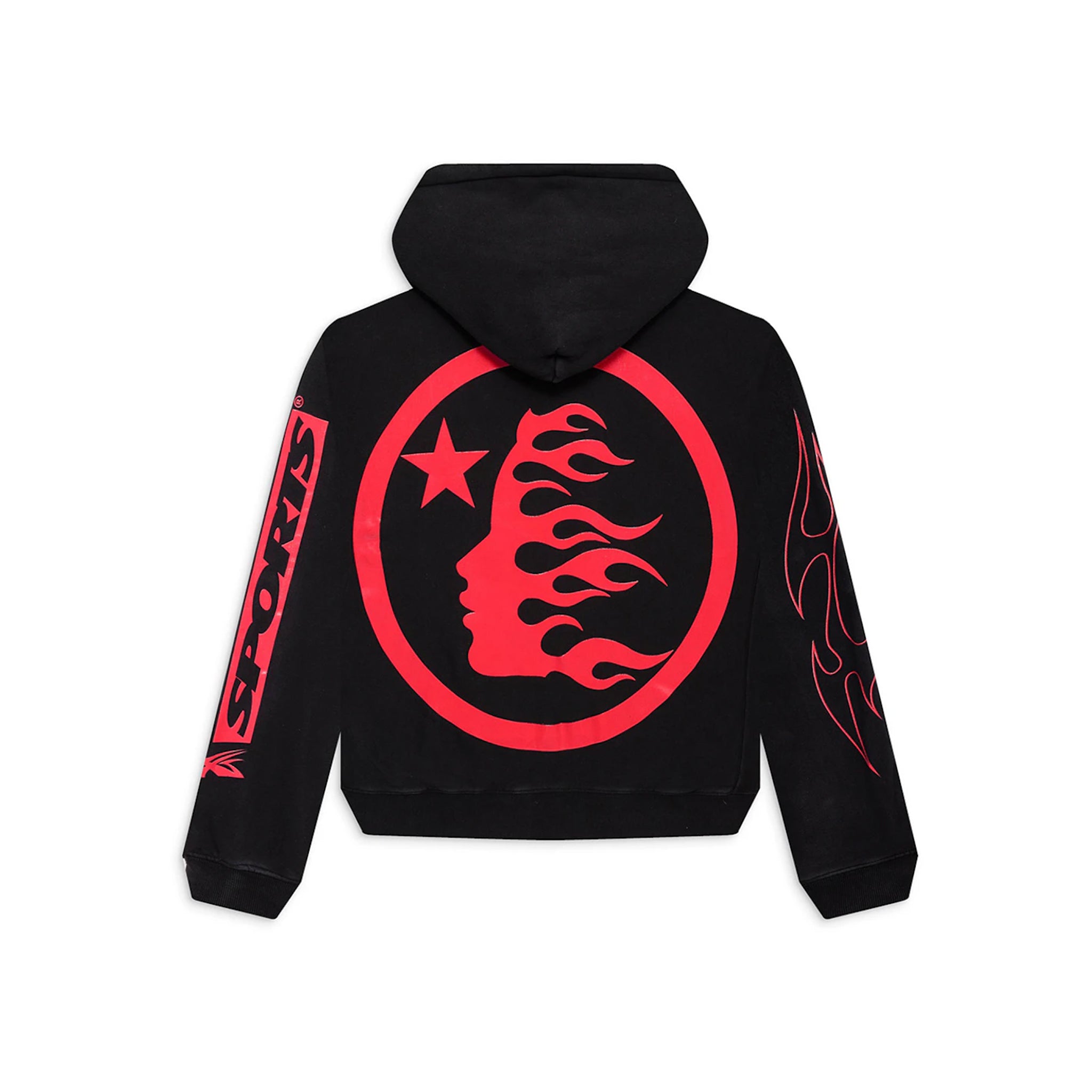 Hellstar Future Flame Hoodie Black - Common Hype