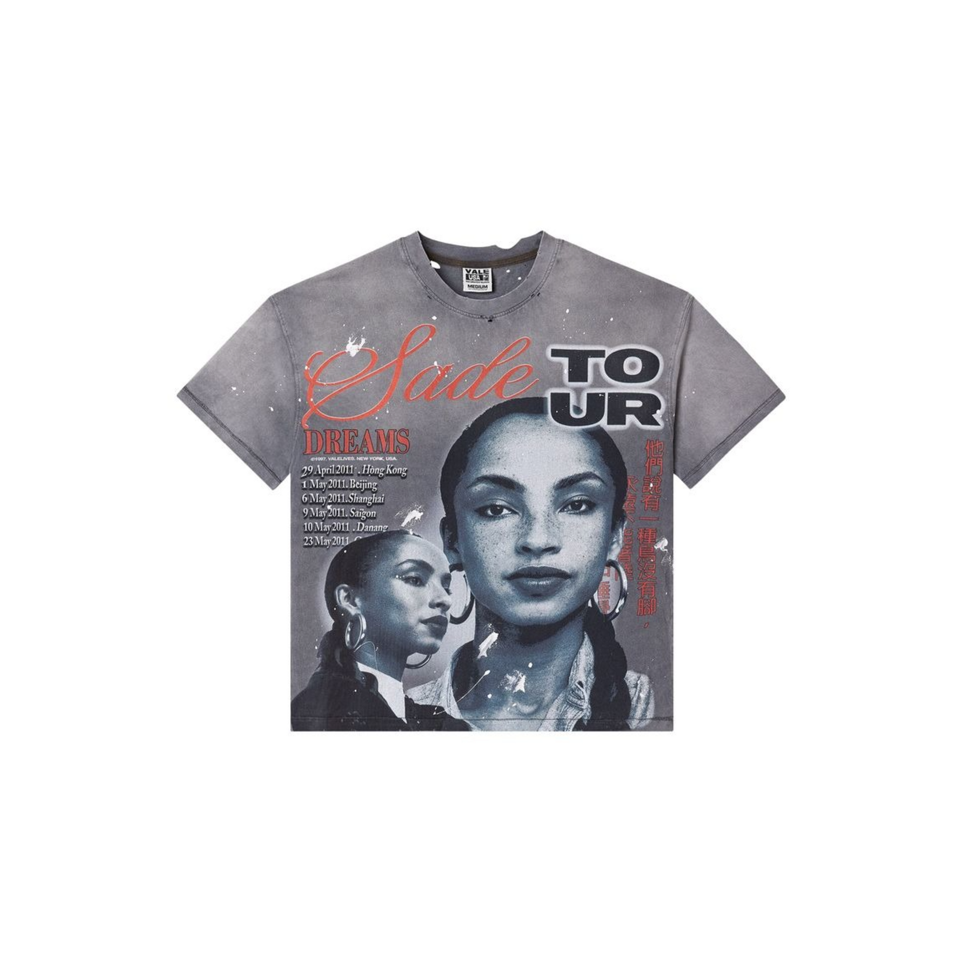 Vale Forever HK Tour Tee Grey – Common Hype