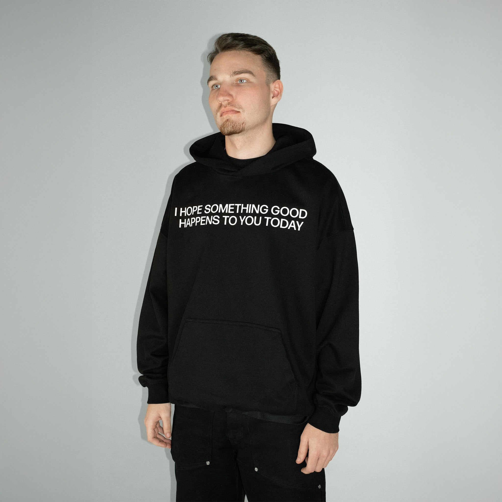 Compliments Good Today Black Hoodie