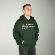 Compliments No One Complimented Dark Green Hoodie