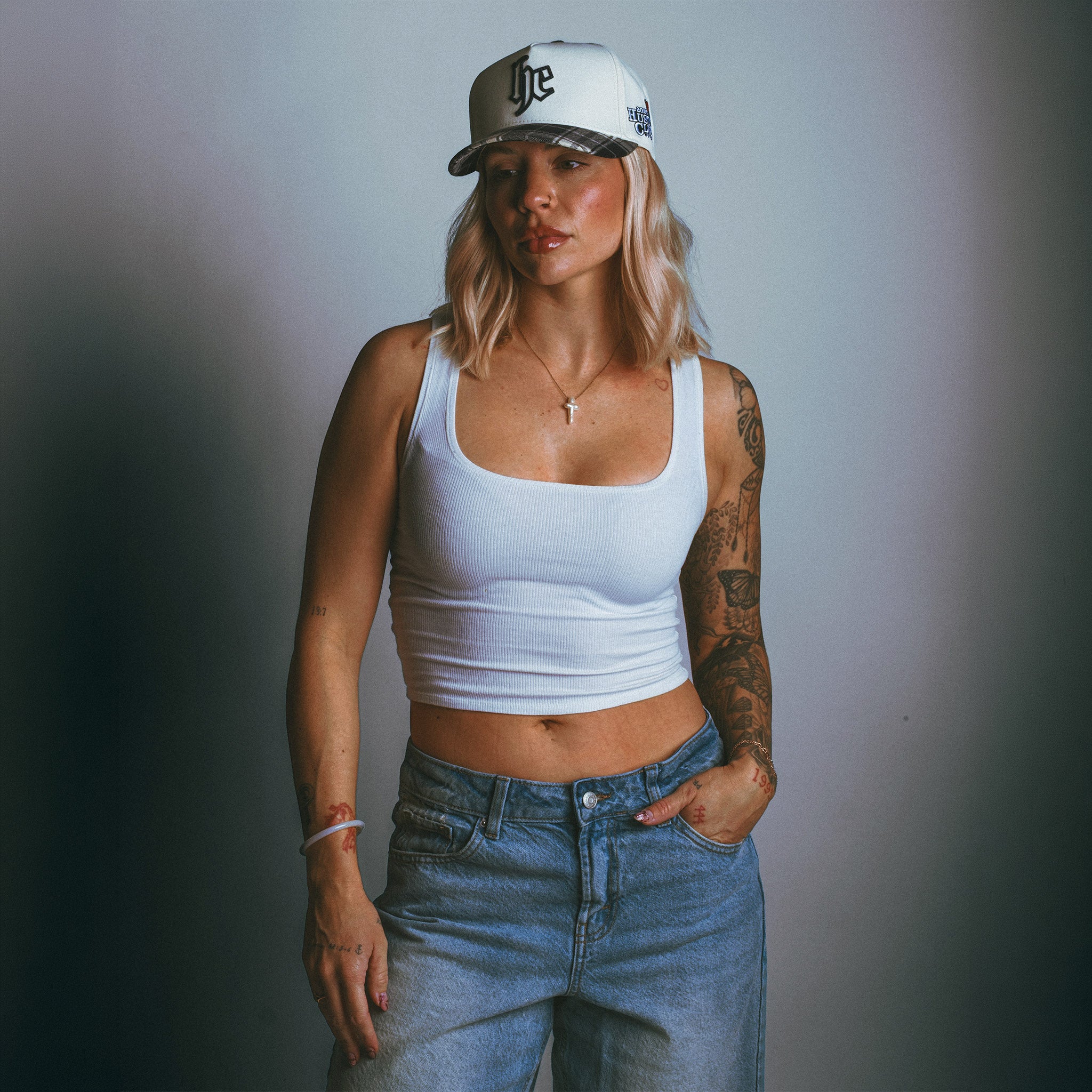 Hustle Club Plaid Classic Cap - Common Hype