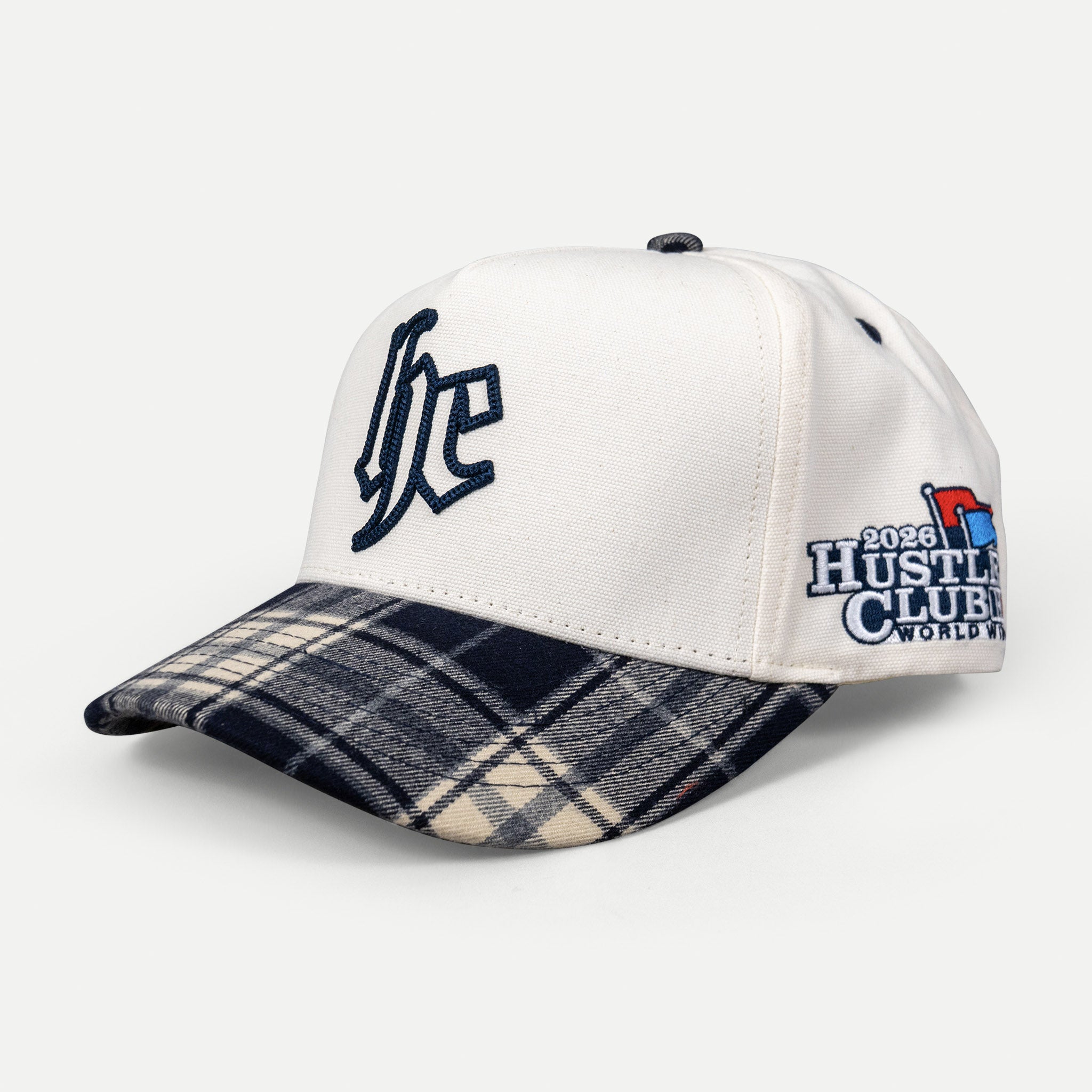 Hustle Club Plaid Classic Cap - Common Hype
