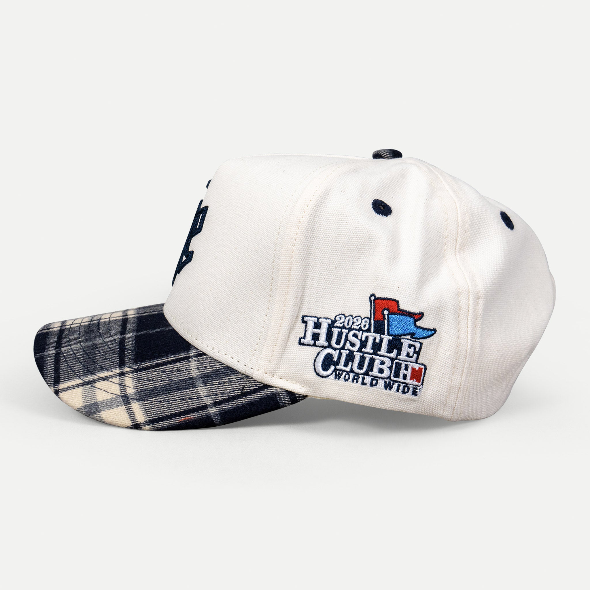Hustle Club Plaid Classic Cap - Common Hype