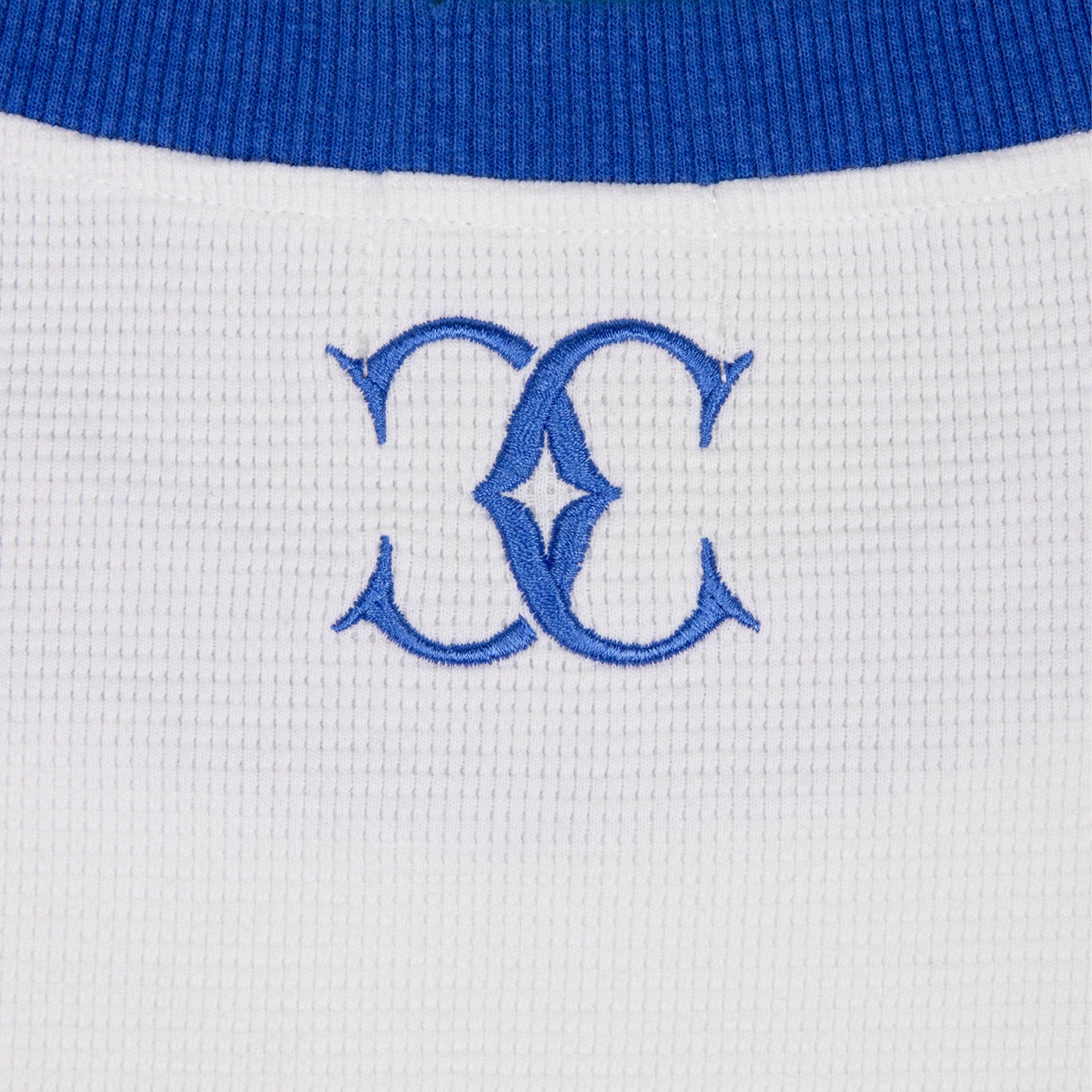 Commons Studios Waffle Thermal Long Sleeve Royal/White