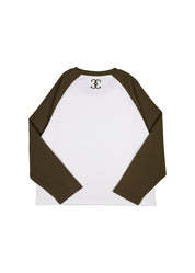 Commons Studios Waffle Thermal Long Sleeve Olive/White