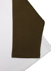 Commons Studios Waffle Thermal Long Sleeve Olive/White