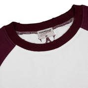 Commons Studios Waffle Thermal Long Sleeve Plum/White