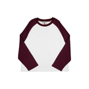 Commons Studios Waffle Thermal Long Sleeve Plum/White