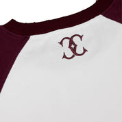 Commons Studios Waffle Thermal Long Sleeve Plum/White