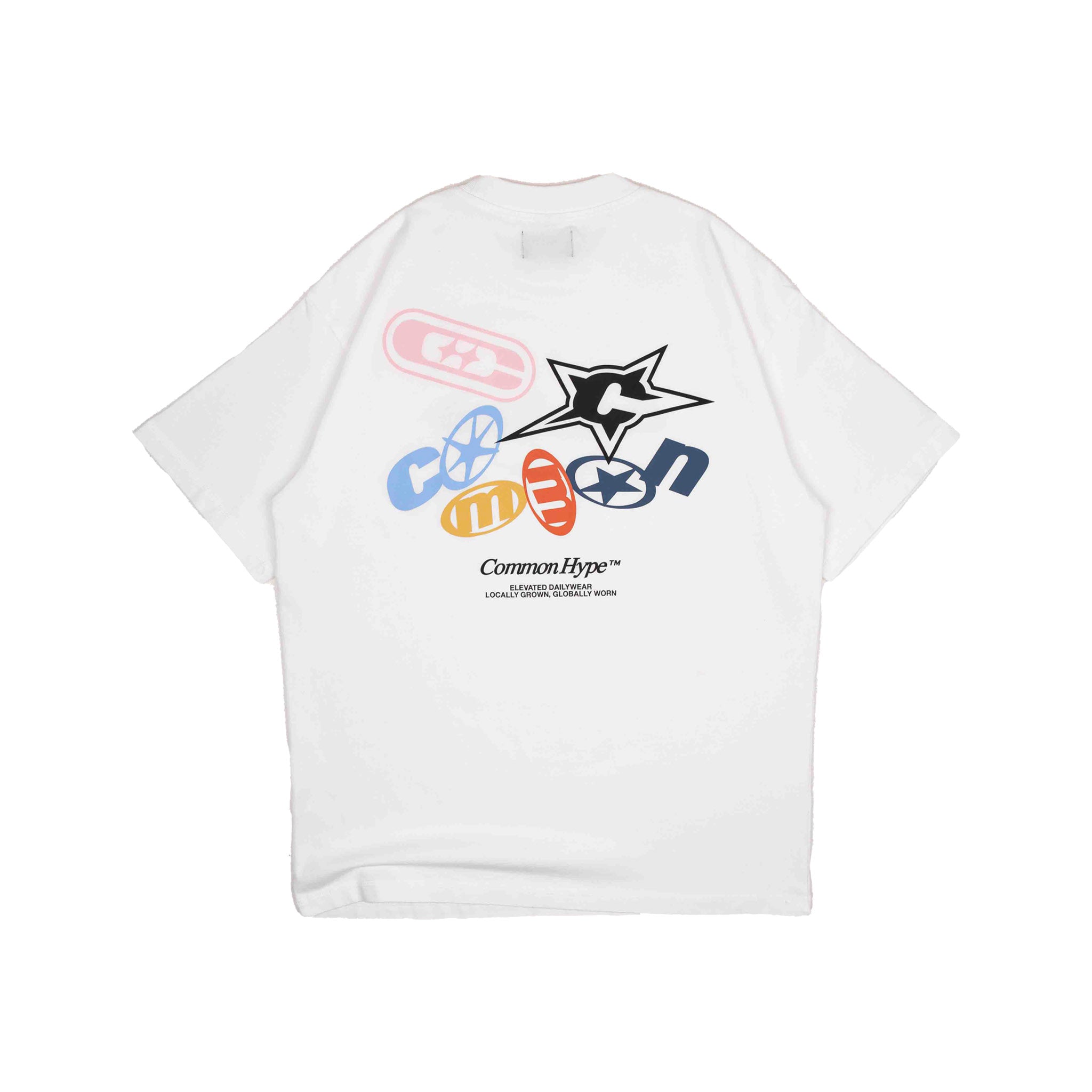 Common Hype Sig Tee White - Common Hype