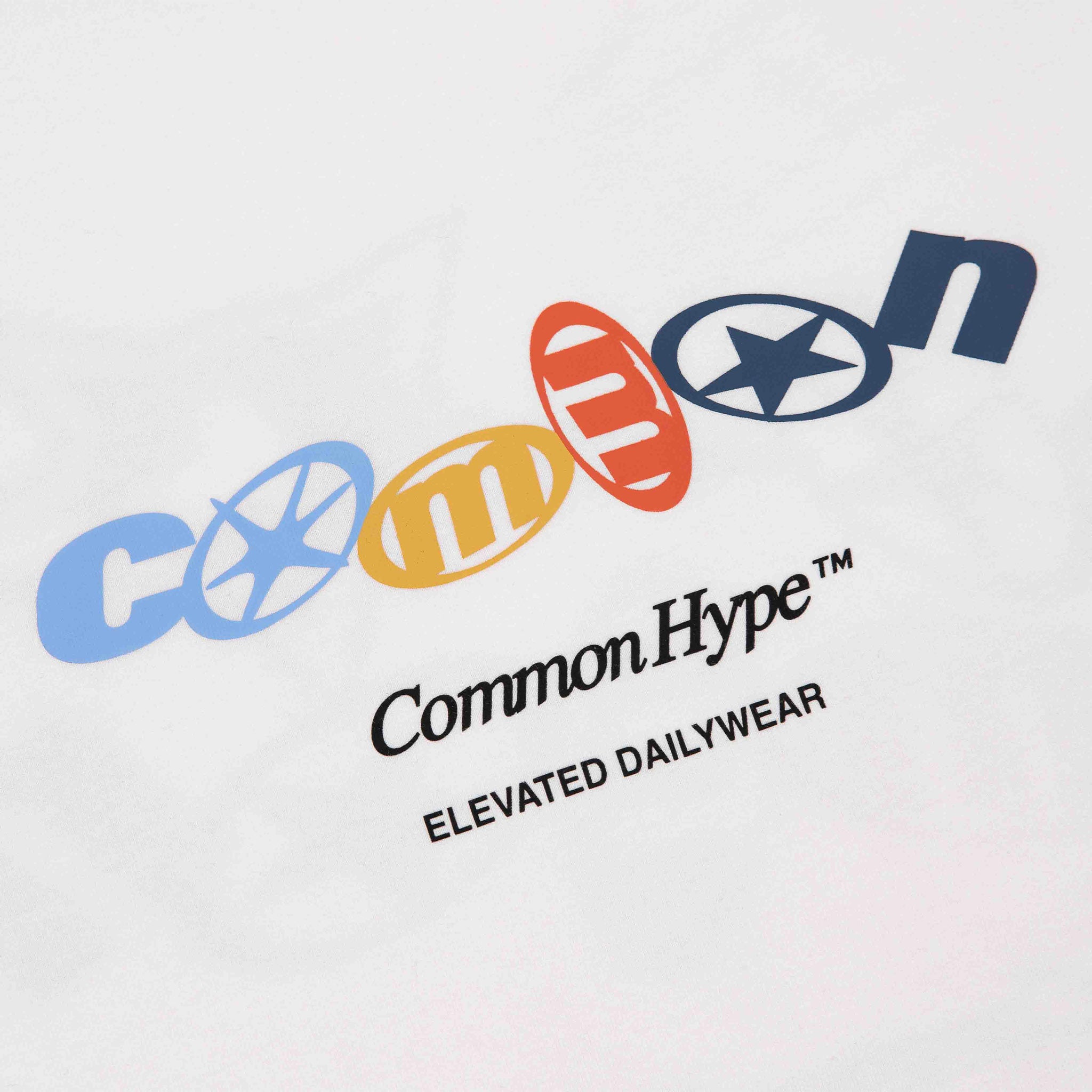 Common Hype Sig Tee White - Common Hype