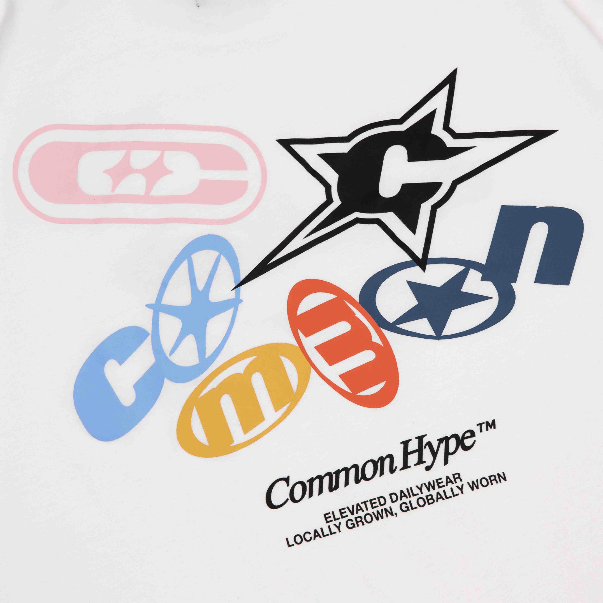 Common Hype Sig Tee White - Common Hype