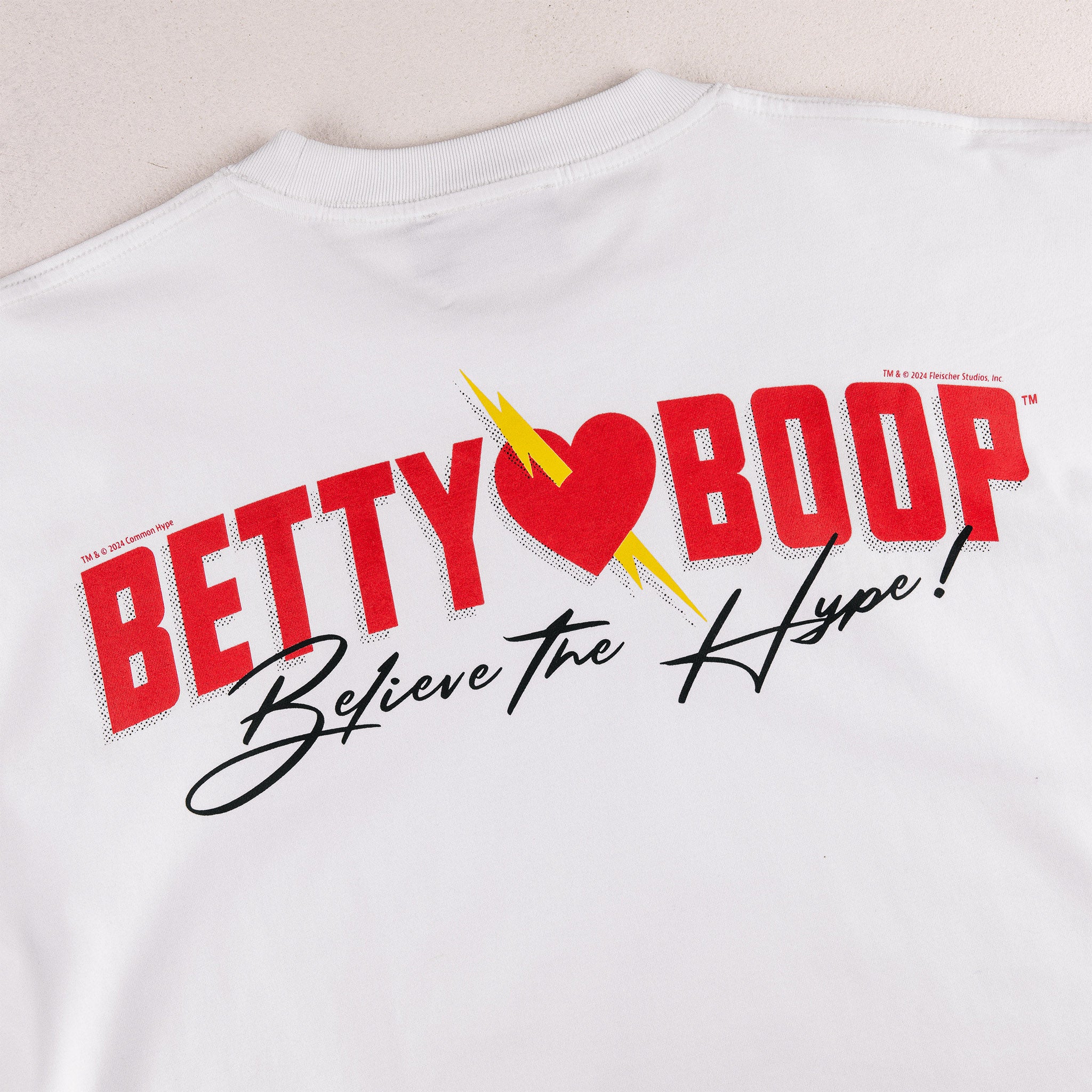 Common Hype x Betty Boop 'BTH' Tee White - Common Hype